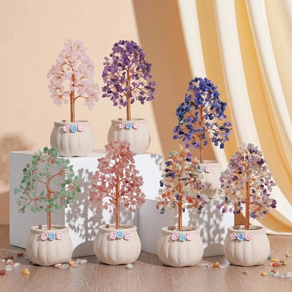 Énergie Vibrante - Arbre de Vie en Pierres Naturelles