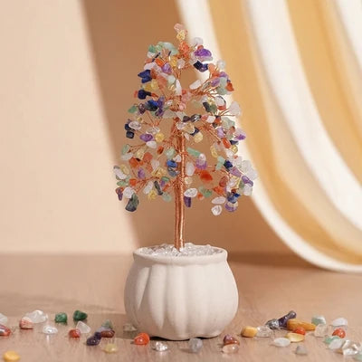 Énergie Vibrante - Arbre de Vie en Pierres Naturelles