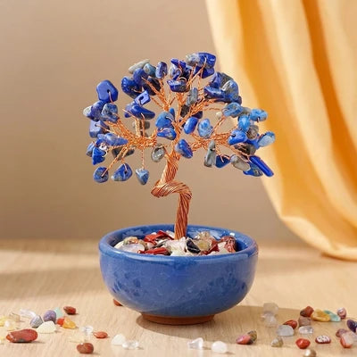 Nature Multicolore - Arbre de Vie en Pierres Naturelles