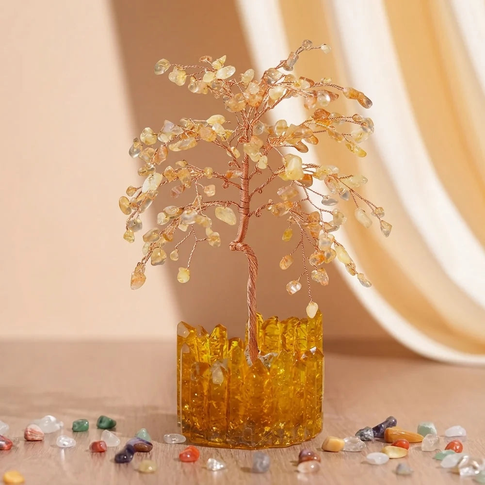 Éclat Harmonieux - Arbre de Vie en Pierres Naturelles