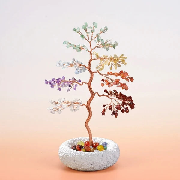 Équilibre Sacré - Arbre de Vie 7 Chakras