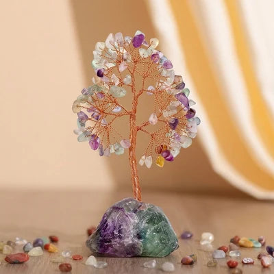 Harmonie Vibrante - Arbre de Vie en Pierres Naturelles
