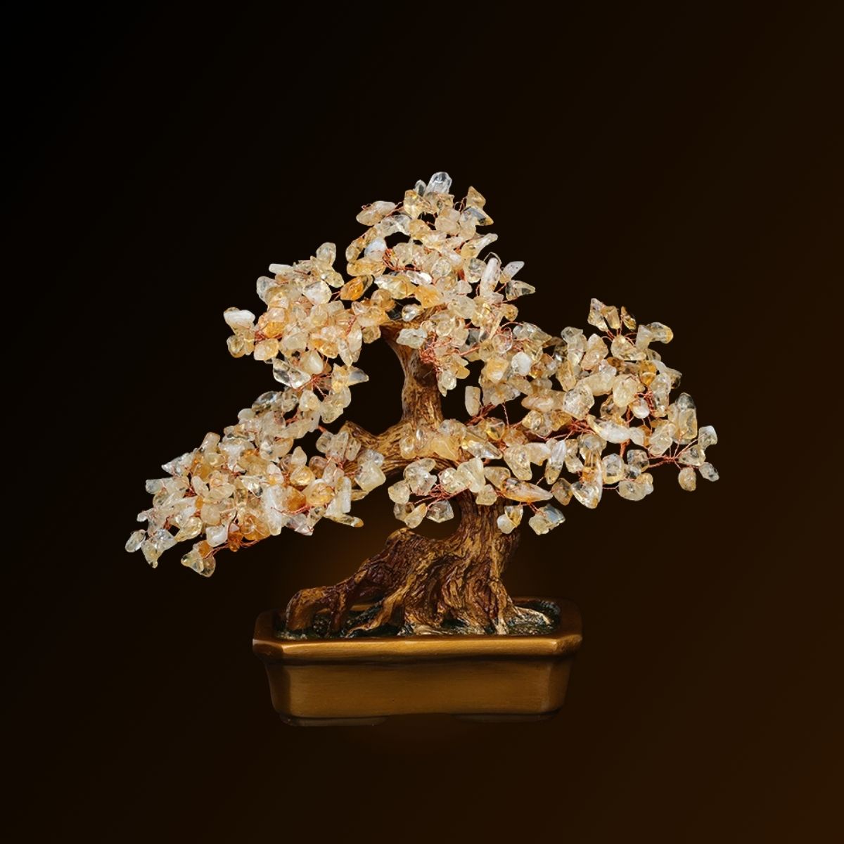 Vitalité - Arbre de Vie en Citrine style Feng Shui