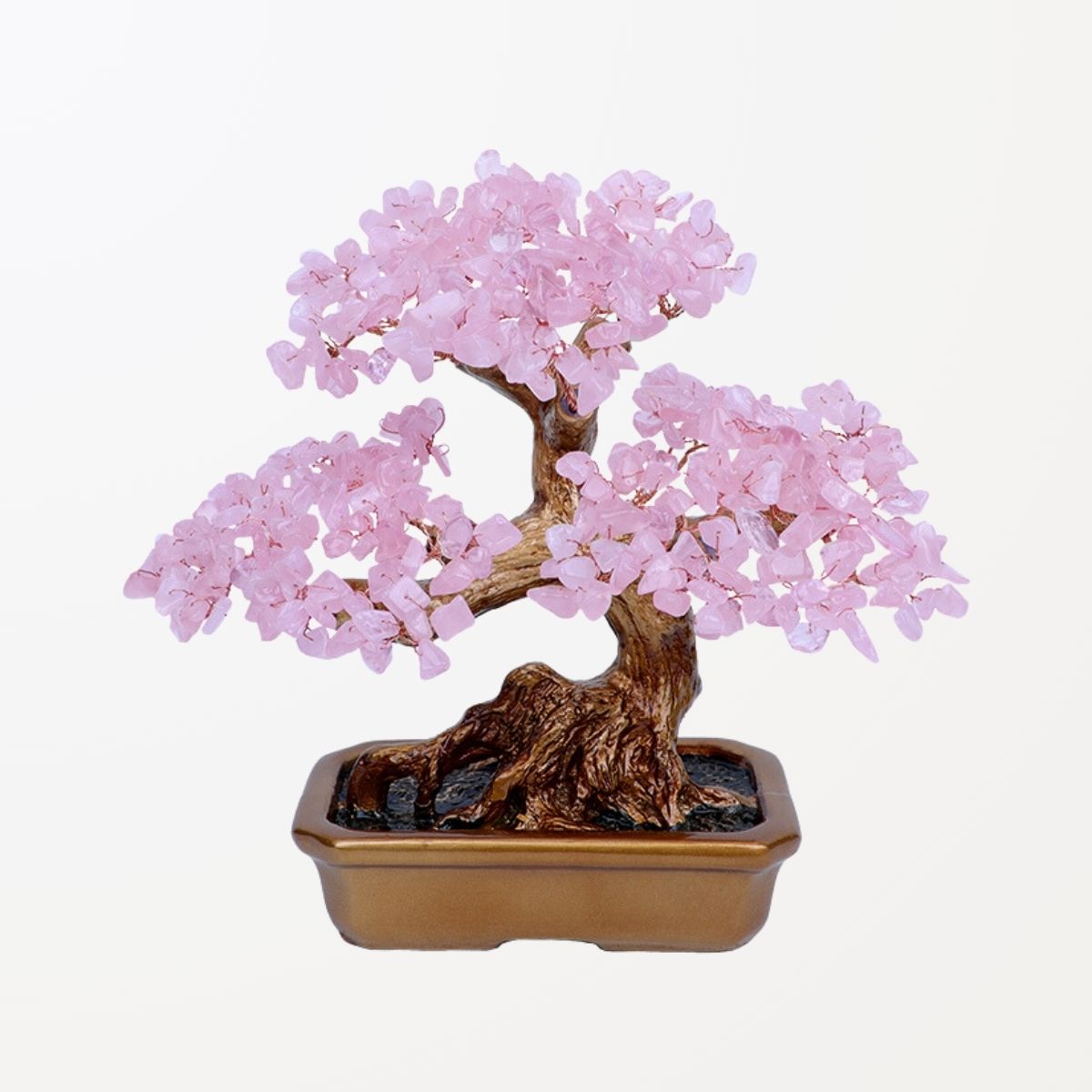 Vitalité - Árbol de la Vida en Cuarzo Rosa estilo Feng Shui