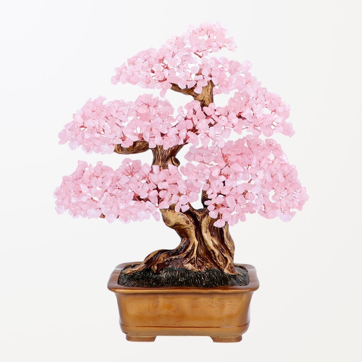 Vitalité - Árbol de la Vida en Cuarzo Rosa estilo Feng Shui