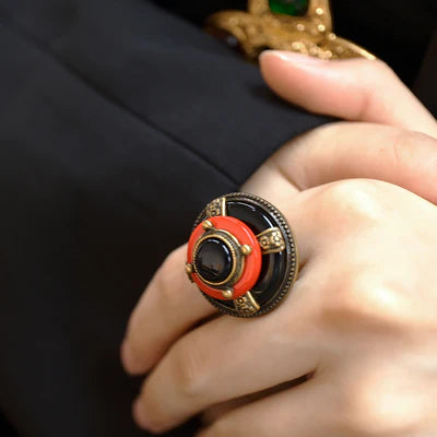 Anillo de Ágata "Maravilla de Antaño"