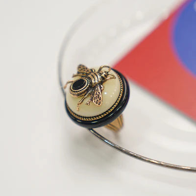 Anillo de Ágata Negra "Reina Negra"