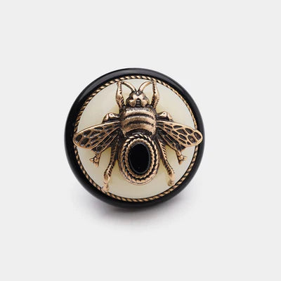 Anillo de Ágata Negra "Reina Negra"