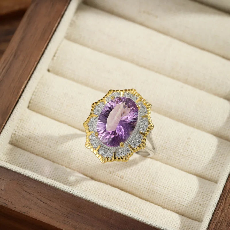 Amethyst Ring "Amethyst Wonder" Silber