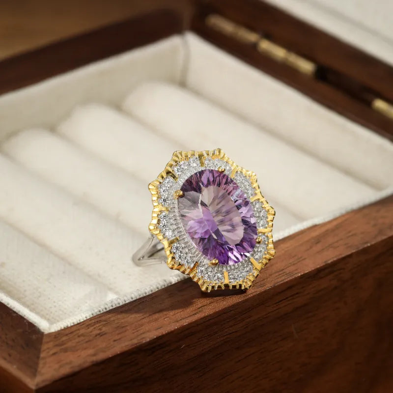 Amethyst Ring "Amethyst Wonder" Silver