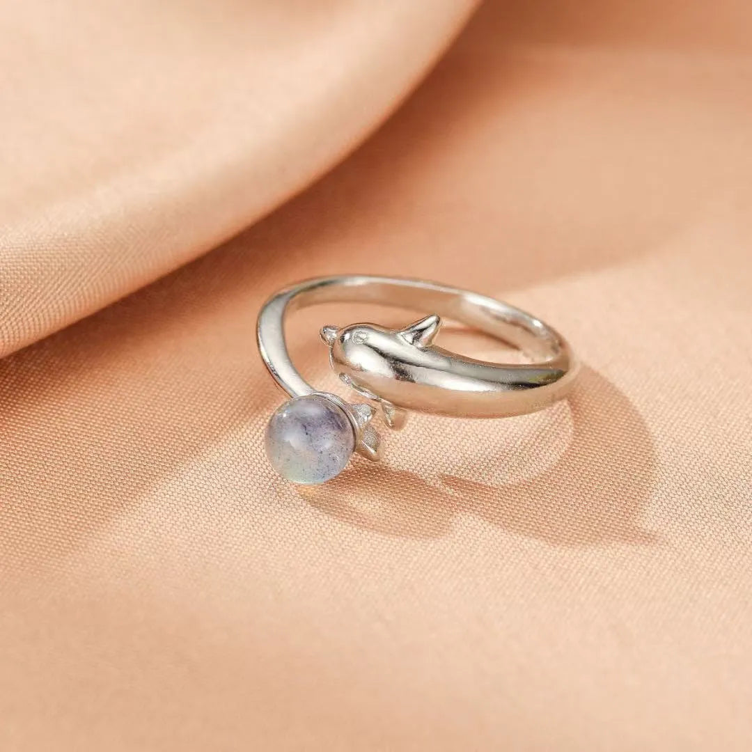 Labradorit Ring "Meeres Schönheit"