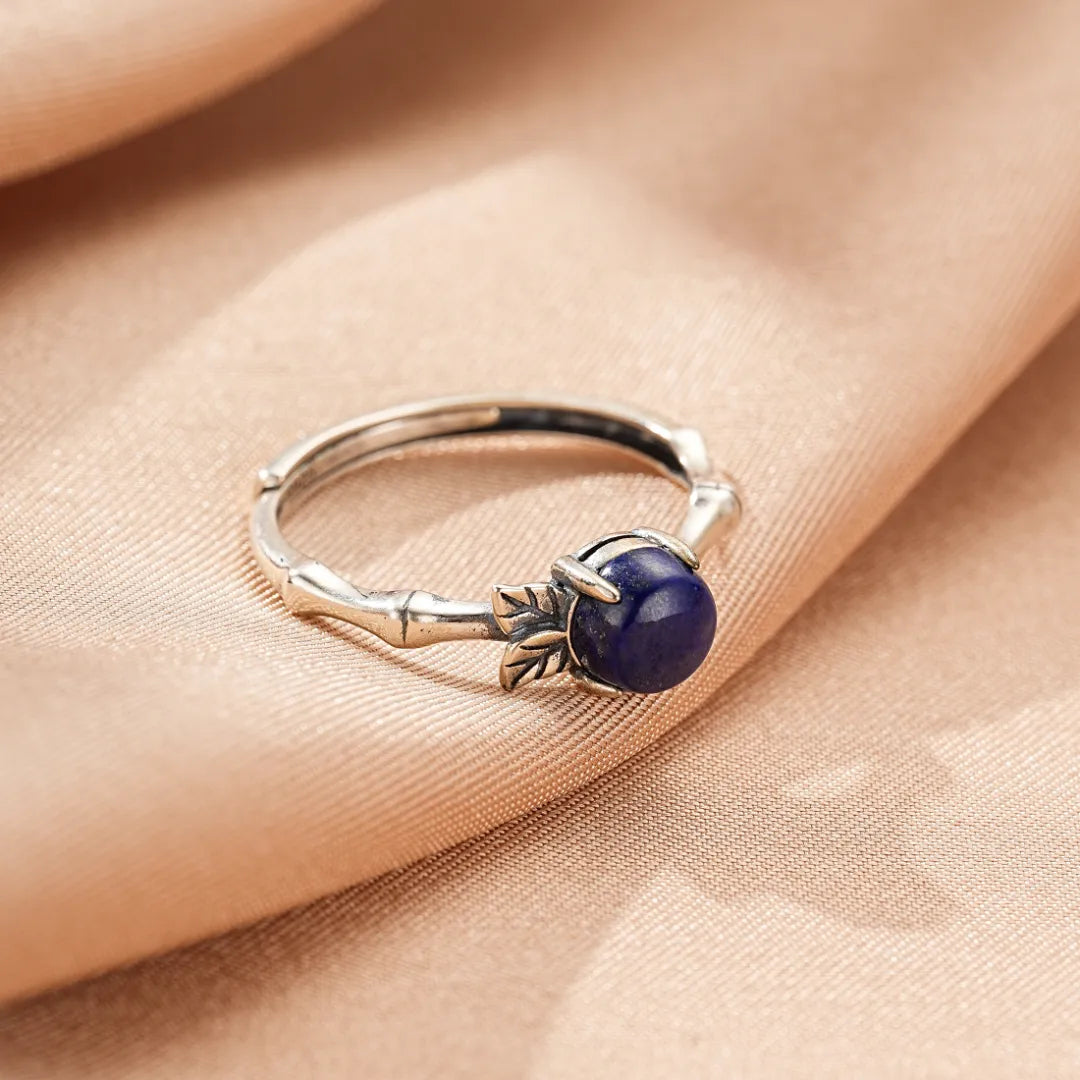 Lapis Lazuli Ring "Nature's Sparkle" Silver