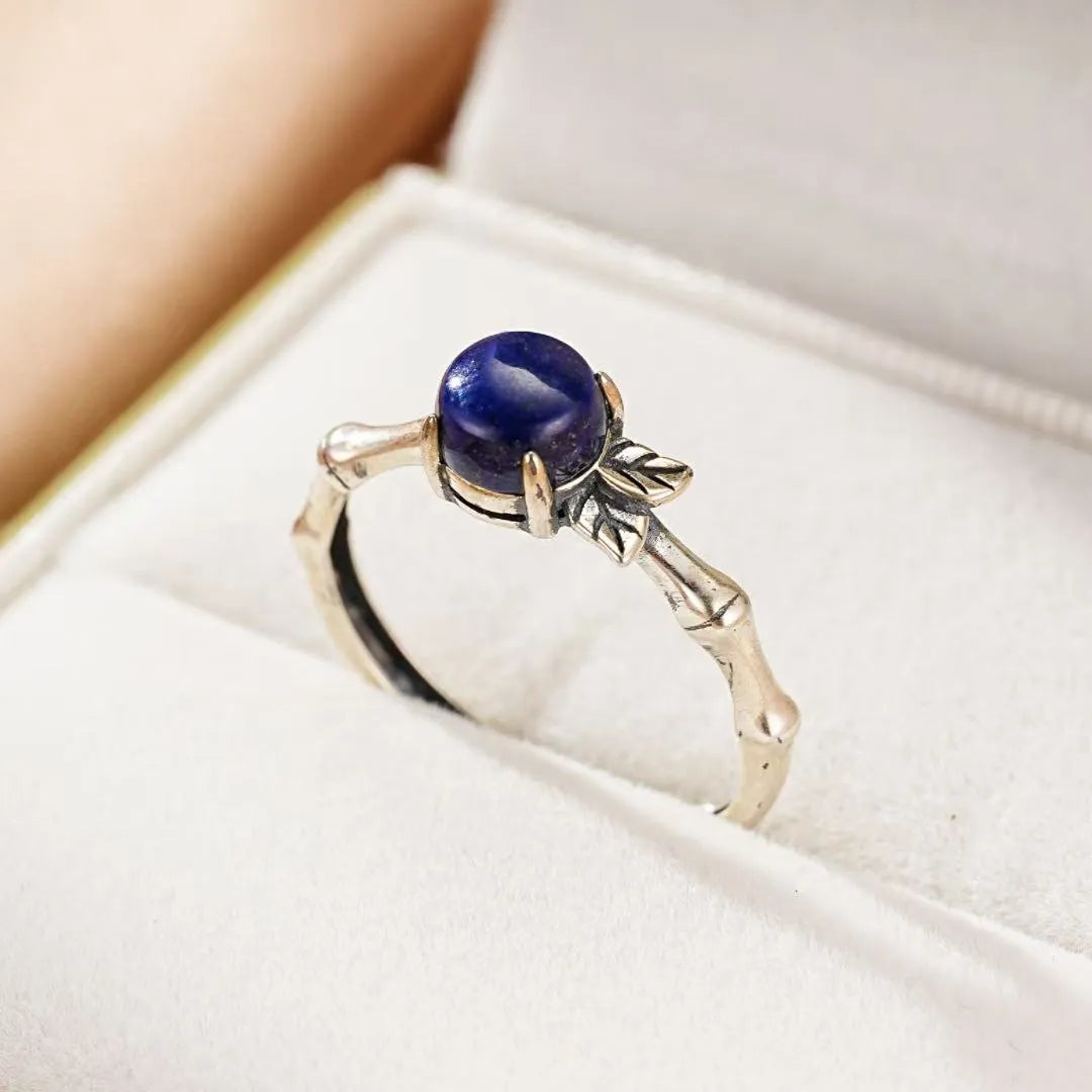 Lapis Lazuli Ring "Nature's Sparkle" Silver