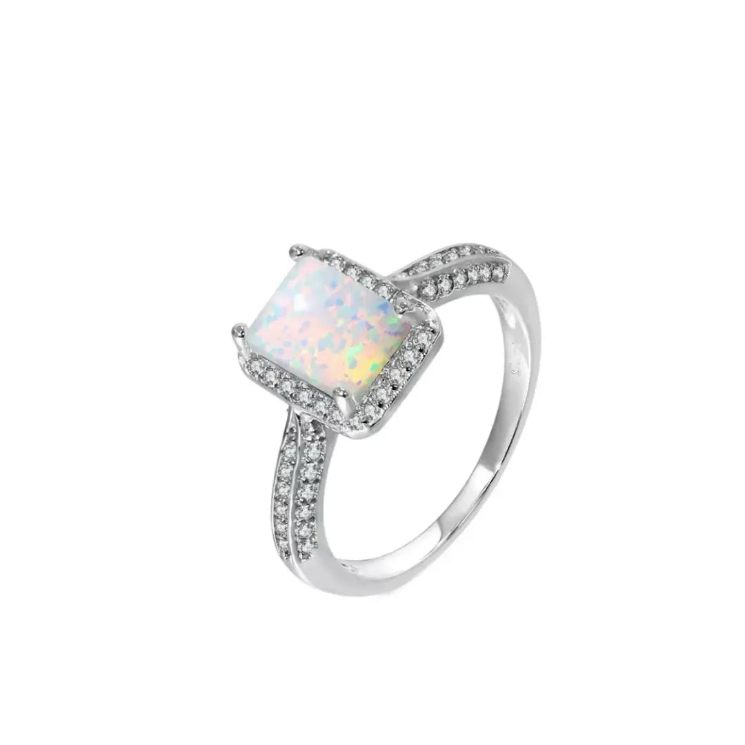 Opal Ring "Royal Reflection" Silver
