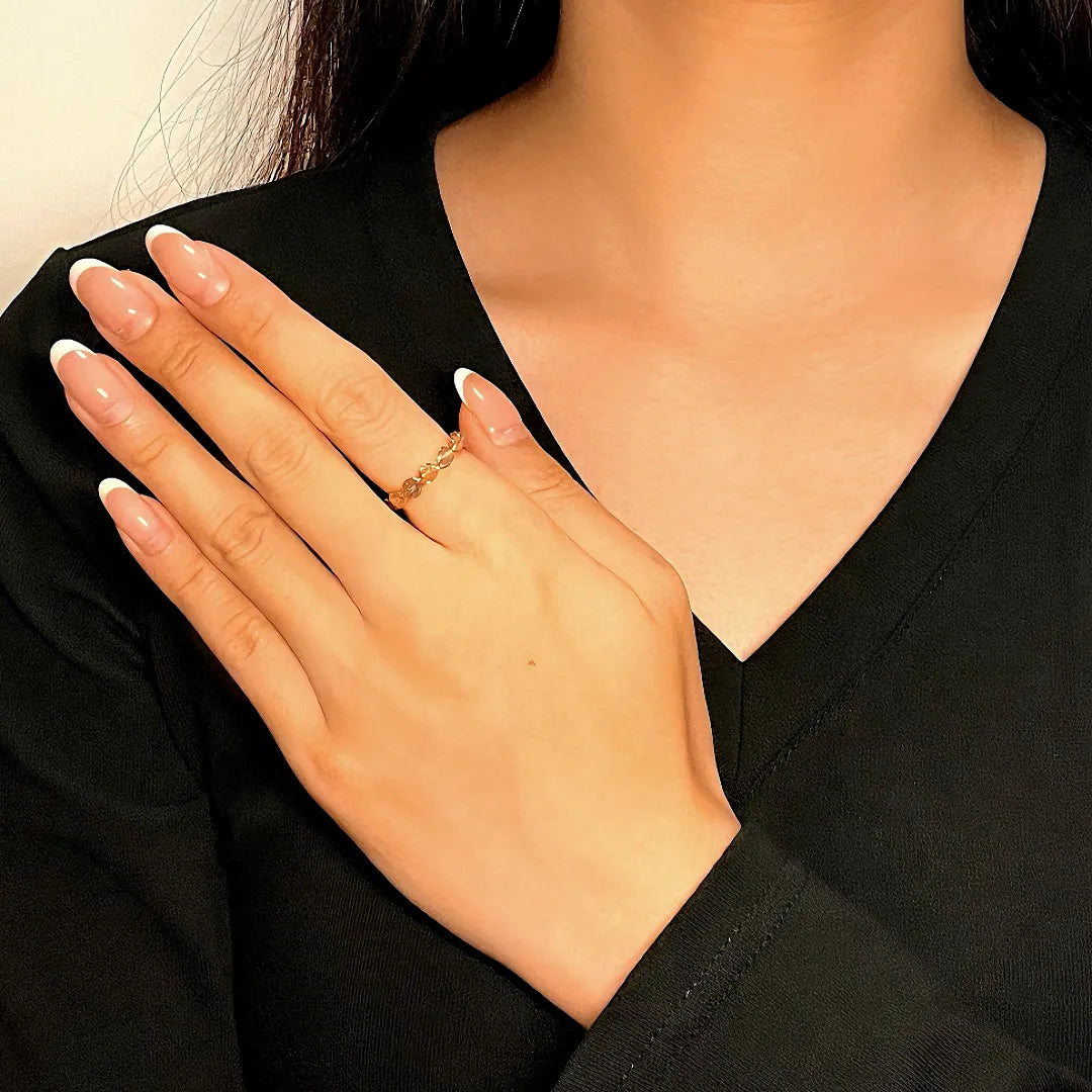 Sonnenstein und Mondstein Ring "Astrales Funkeln"