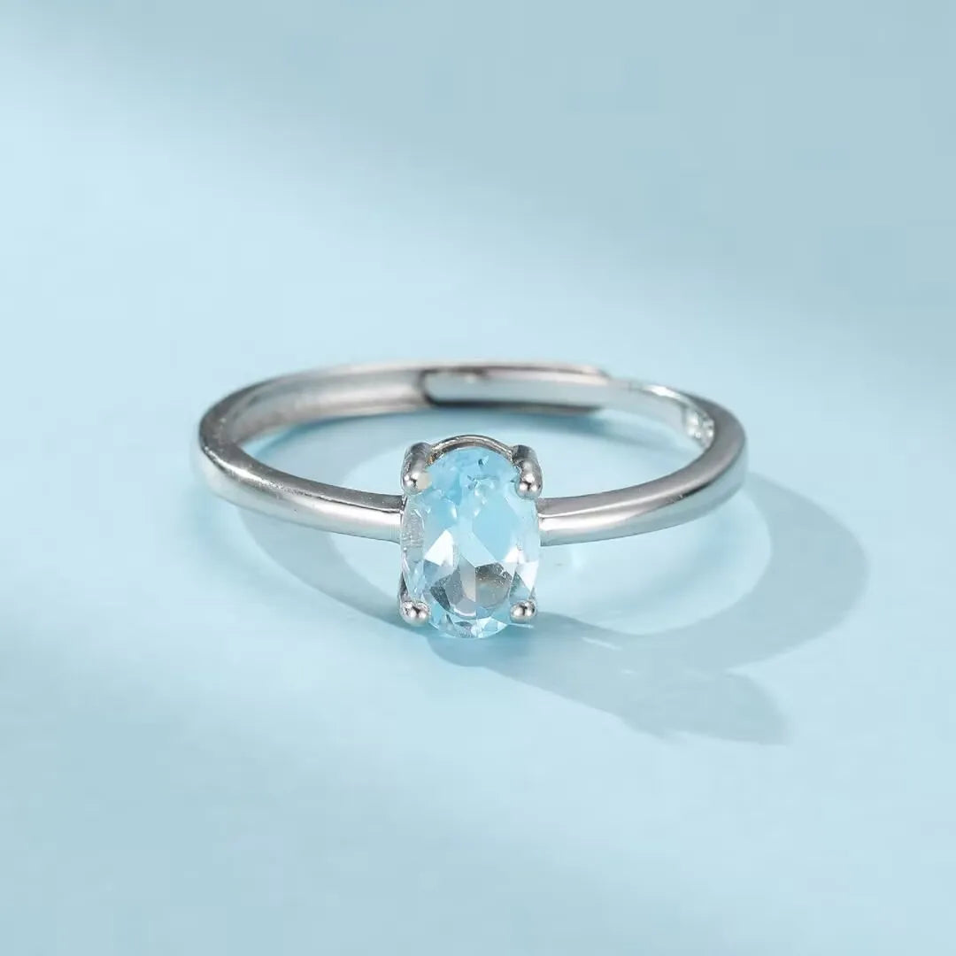 Topaz Ring "Pure Elegance" Silver