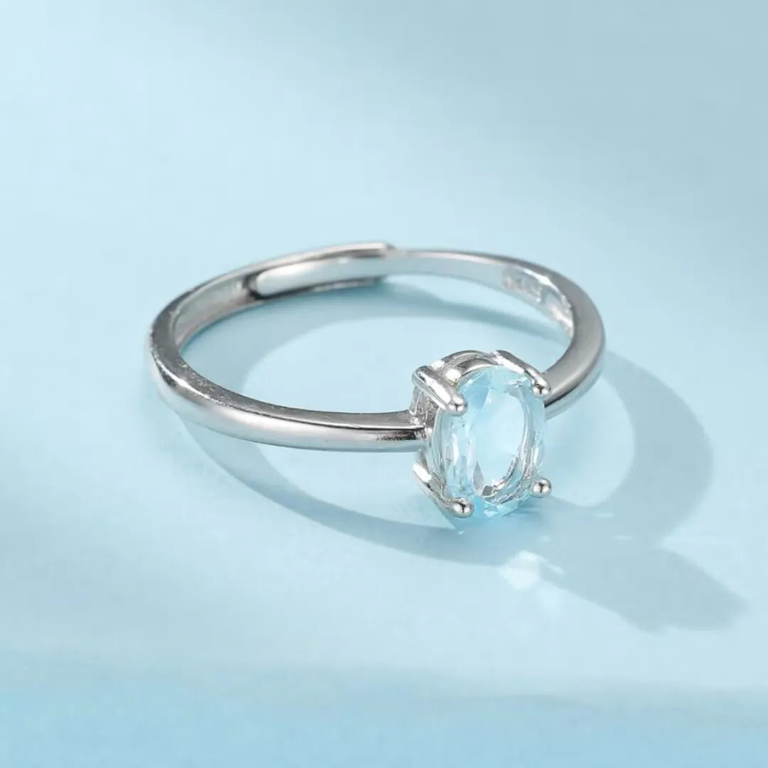 Topaz Ring "Pure Elegance" Silver