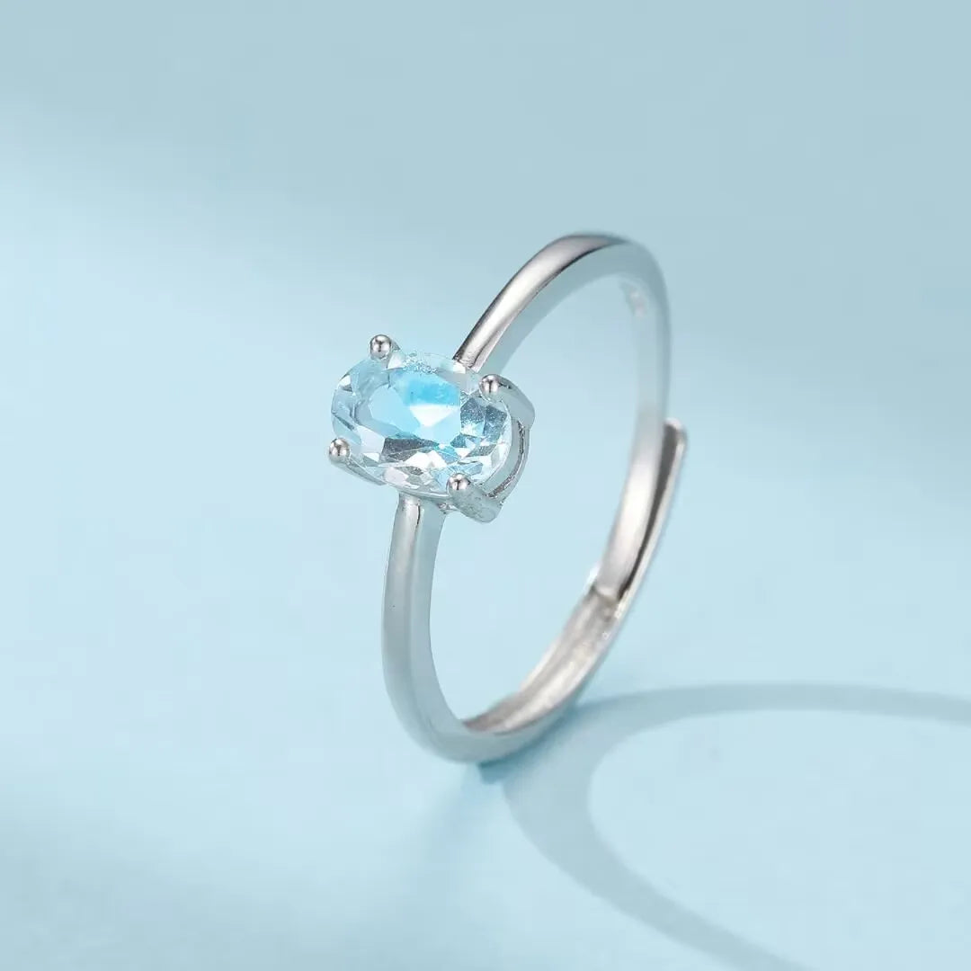 Topaz Ring "Pure Elegance" Silver