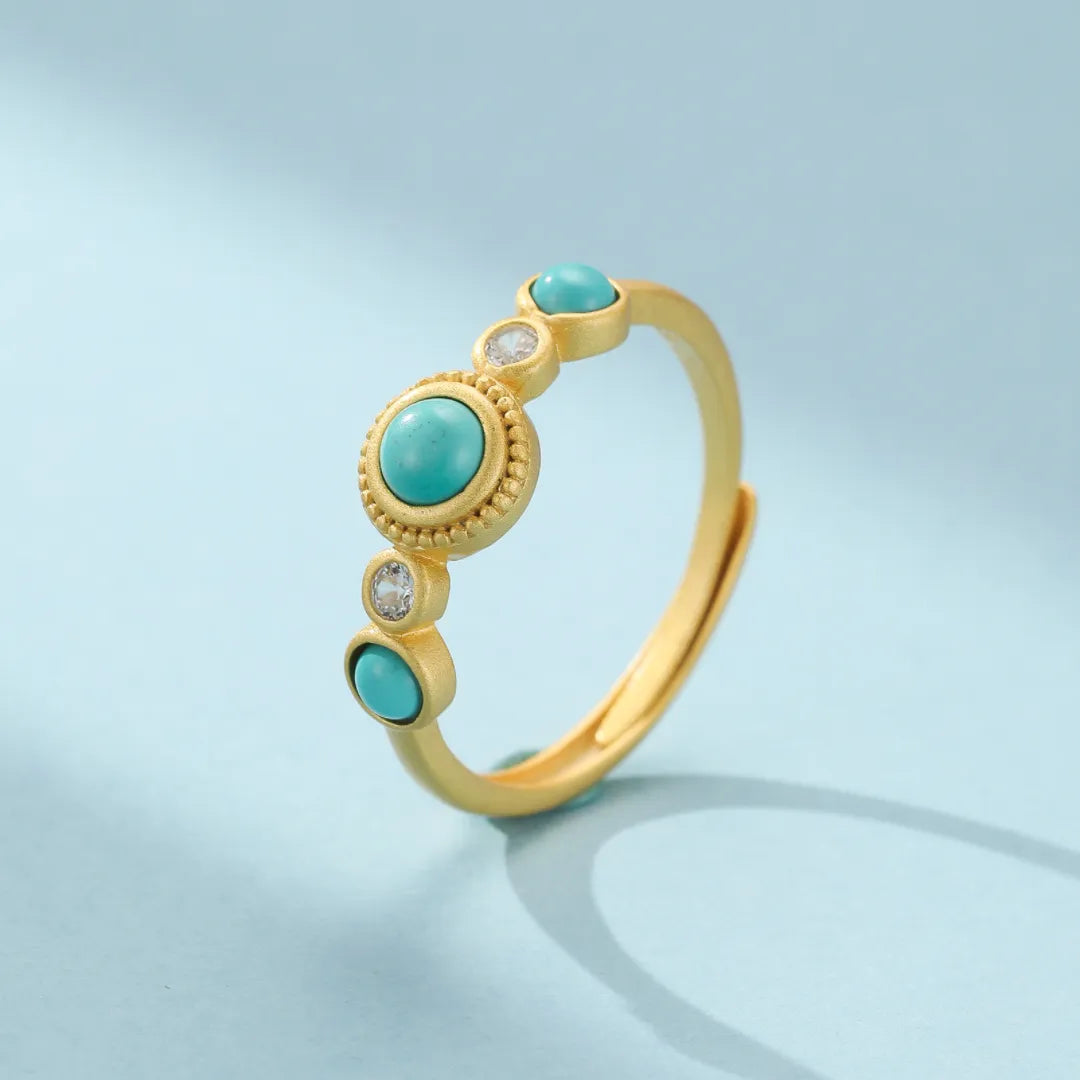 Turquoise Ring "Desert Beauty" Silver