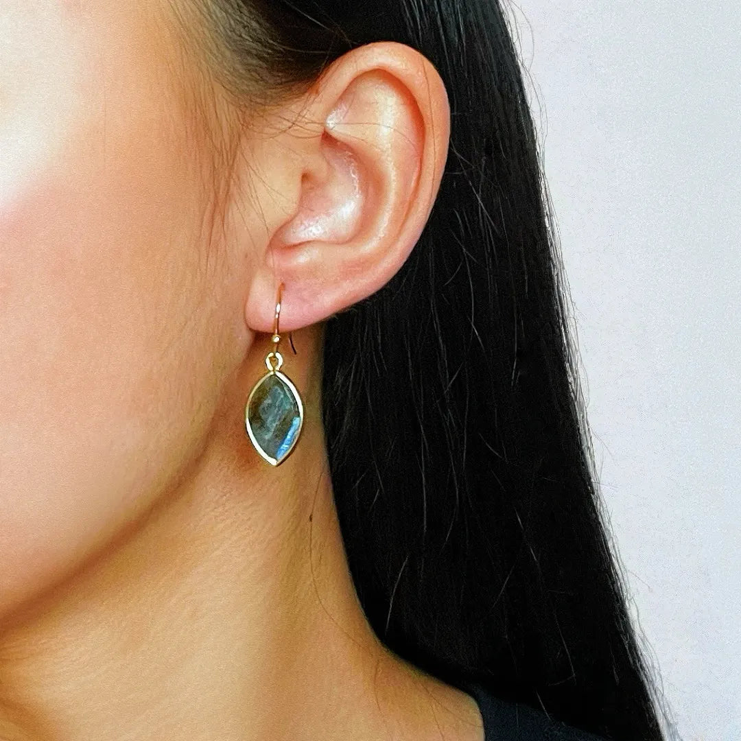 Labradorite Earrings "Reflections of Vitality"