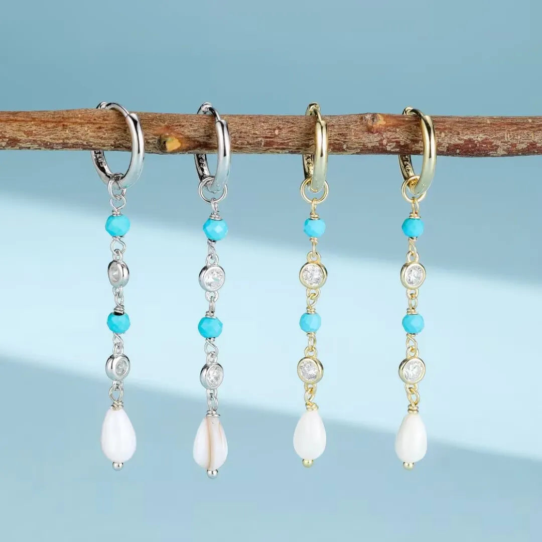 Orecchini Turchesi "Vent Doux" Argento