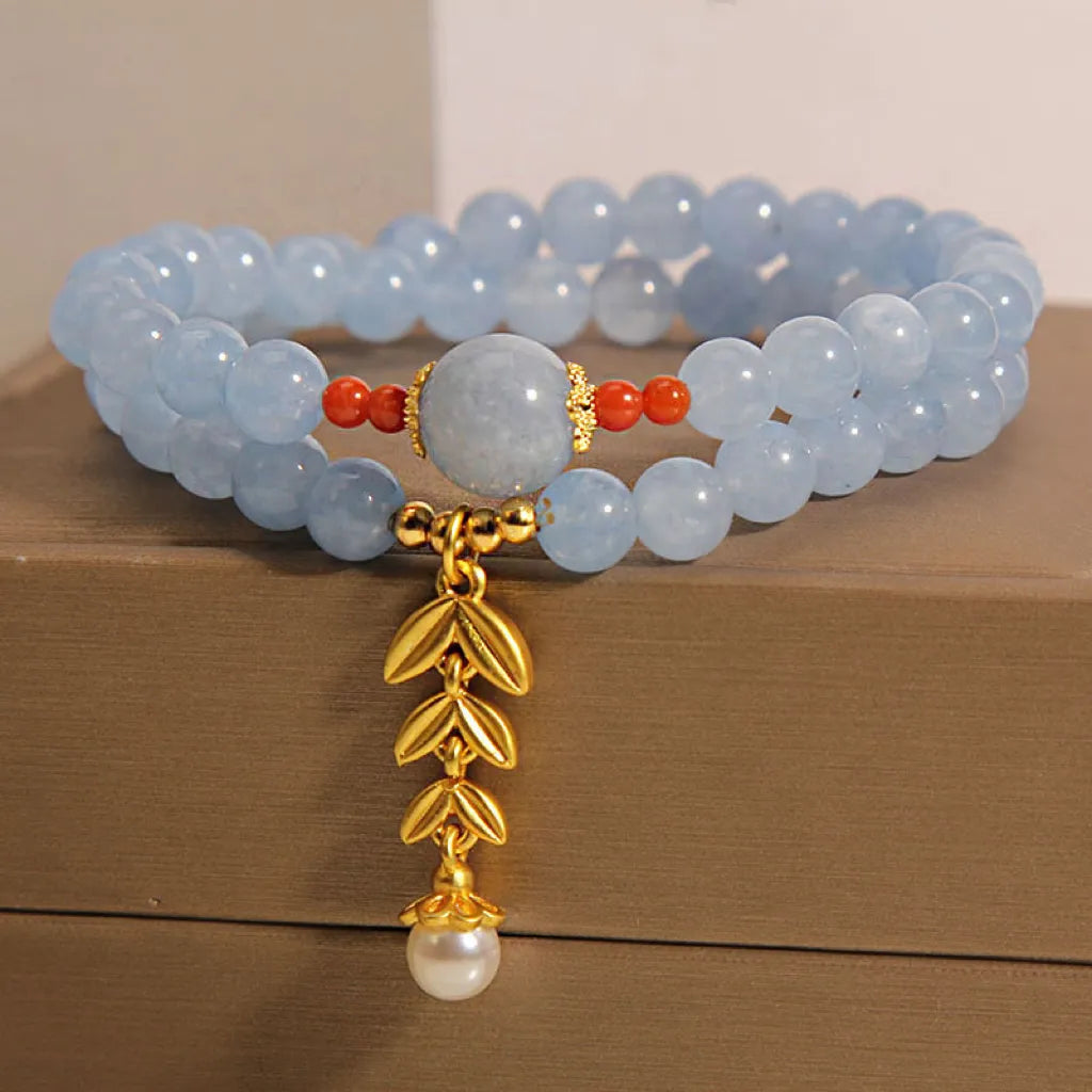 Aqua Marine Bracelet "Marine Essence" Gold