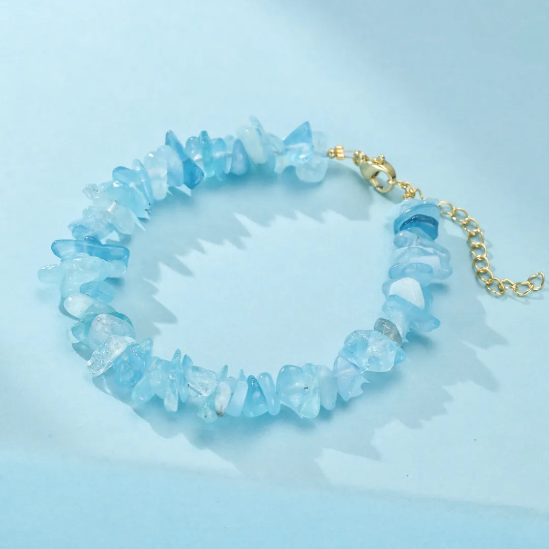 Aigue Marine Armband "Trésor Marin"