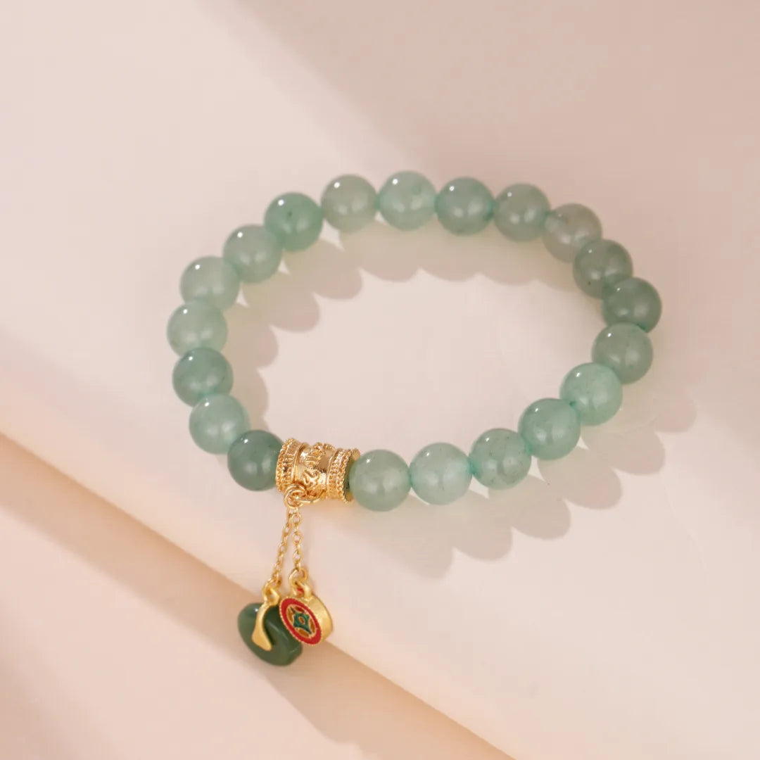 Aventurine Bracelet "Eternal Peace" Gold