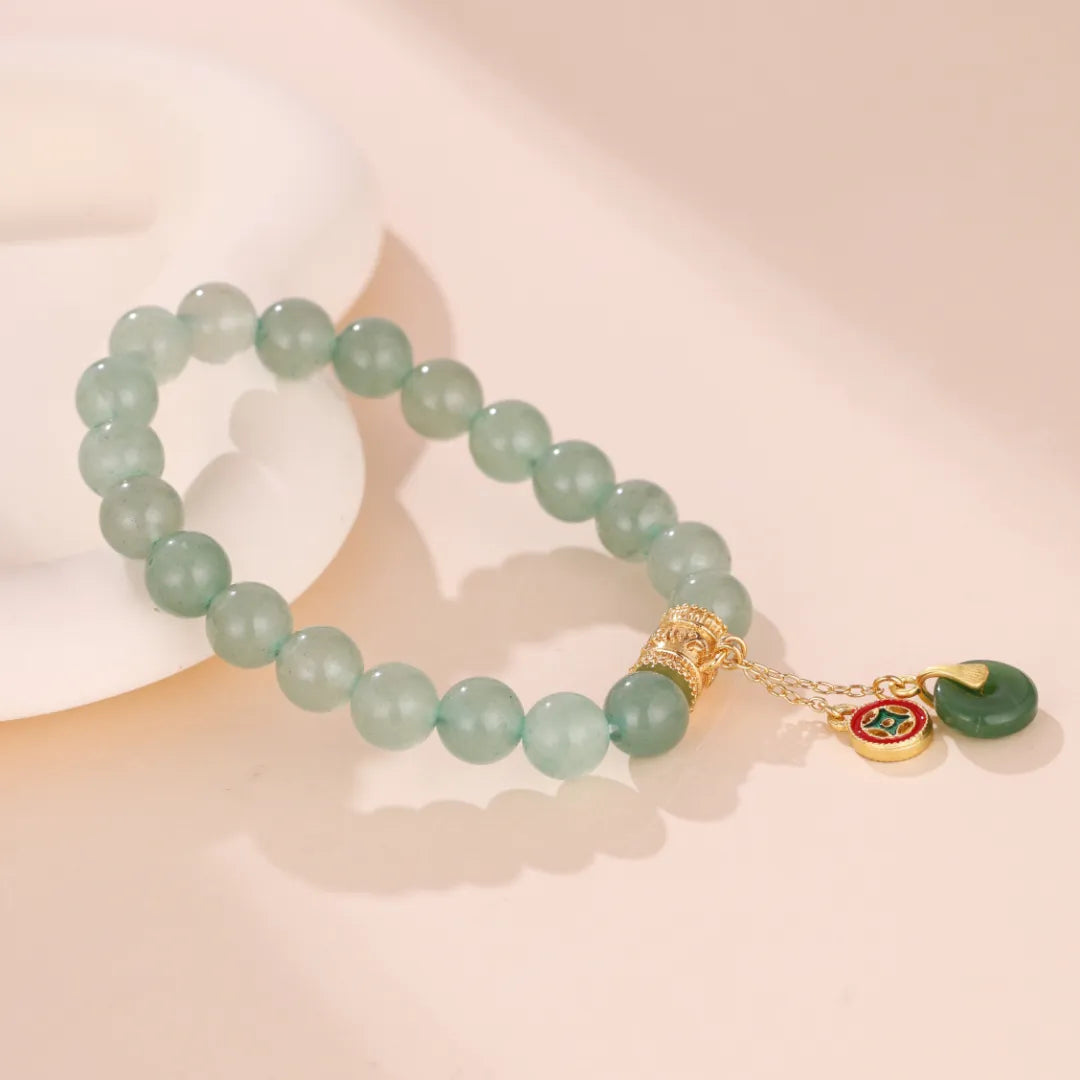 Aventurine Bracelet "Eternal Peace" Gold