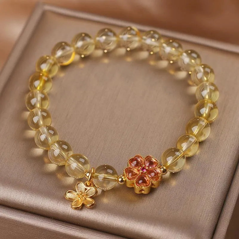 Citrine Bracelet "Pacific Flower"