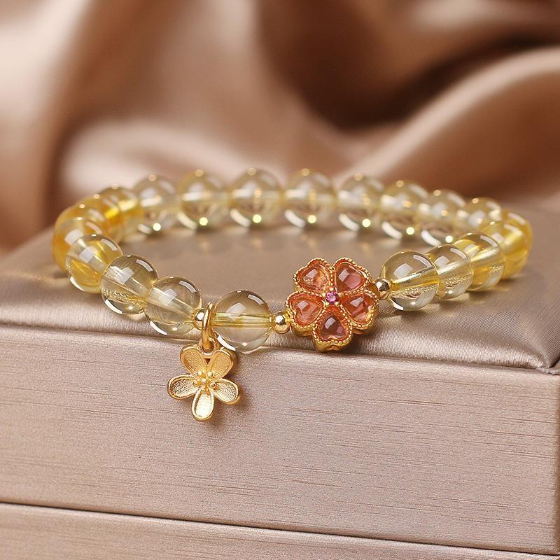 Citrine Bracelet "Pacific Flower"