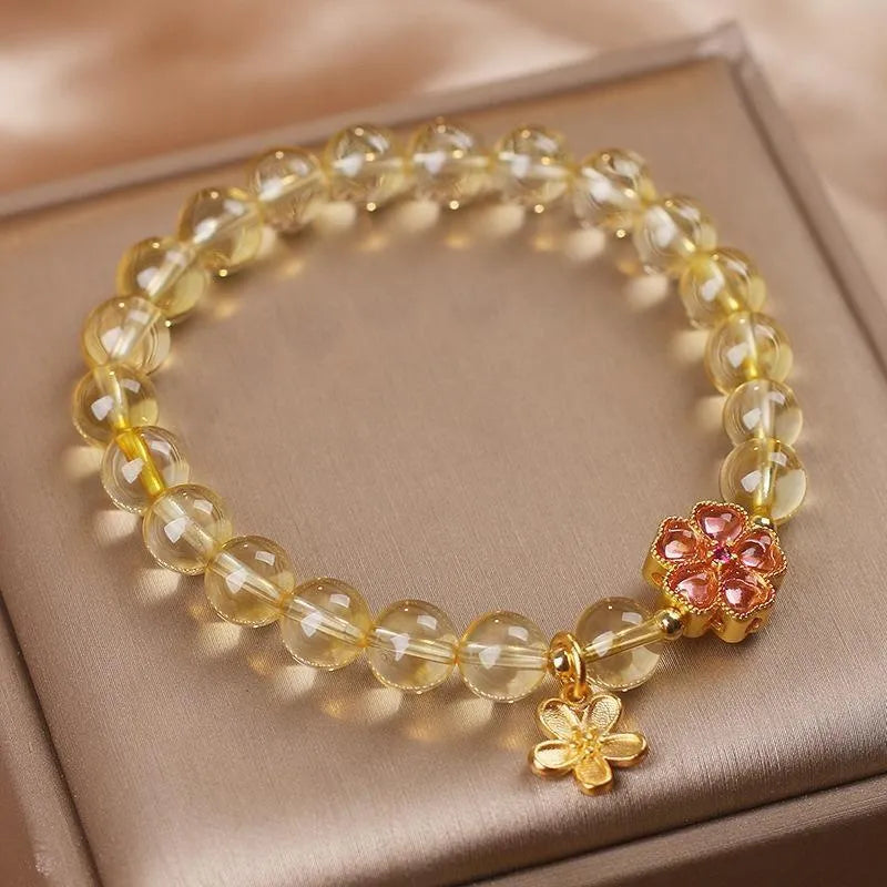 Citrine Bracelet "Pacific Flower"