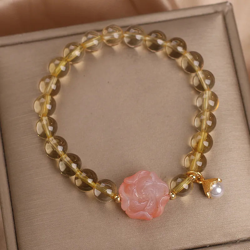 Citrine Bracelet "Royal Flower"