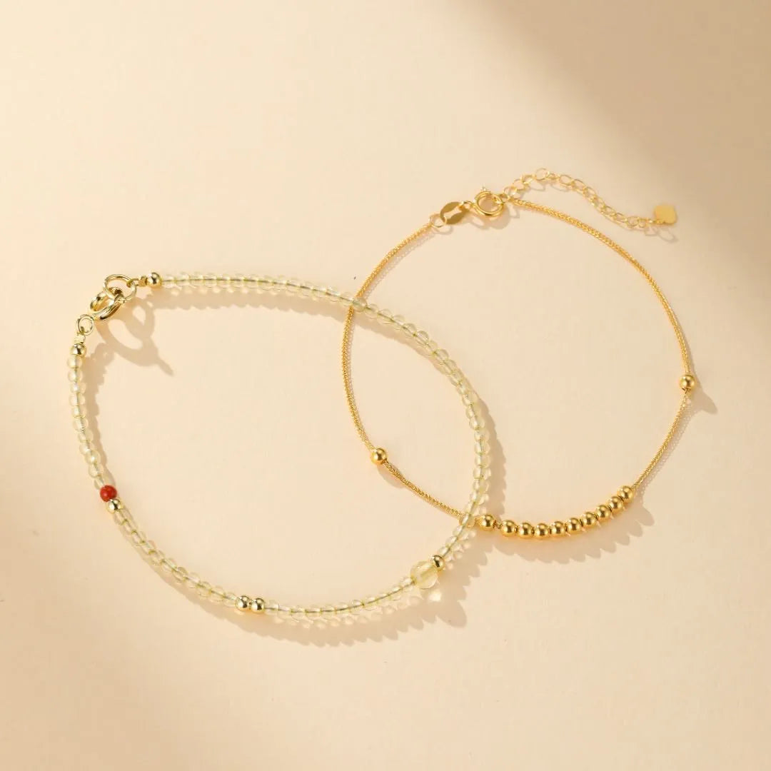 Citrine Bracelet "Golden Tenderness" Gold