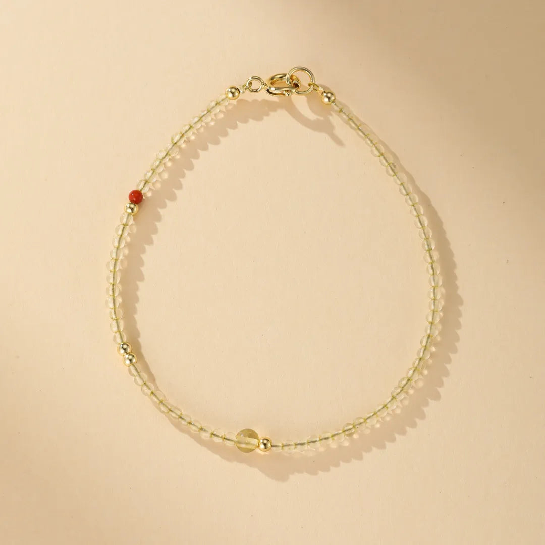 Citrine Bracelet "Golden Tenderness" Gold