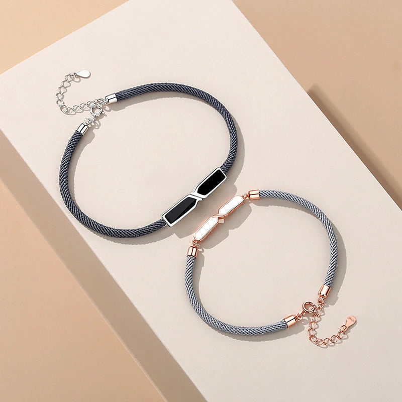 Infinity Couple Bracelet "Harmonious Duo" Silver