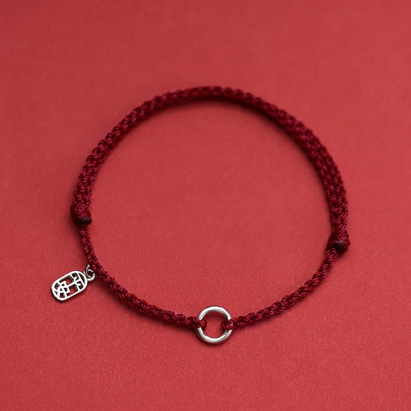 Red Thread Bracelet "Circle of Life"