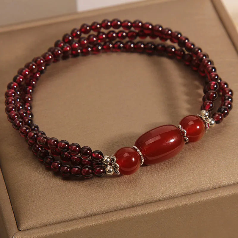 Bracciale Granato "Splendore Positivo"