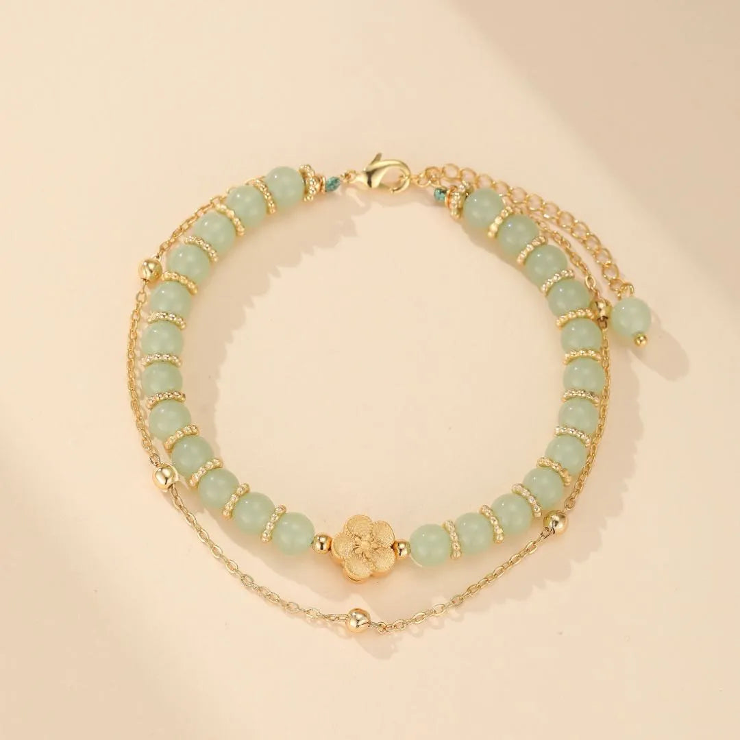 Jade Bracelet "Pure Flower"