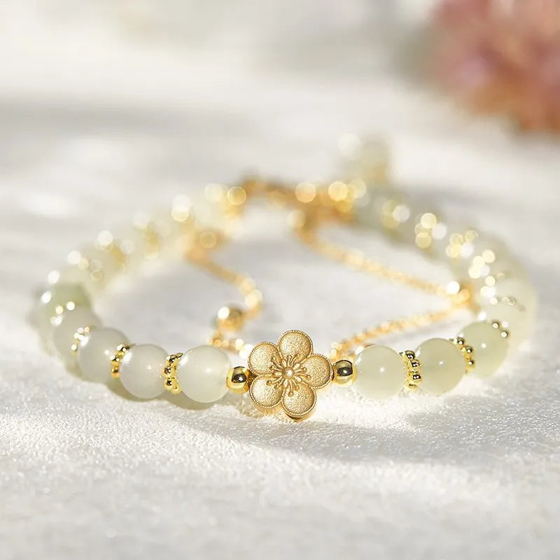 Jade Bracelet "Pure Flower"