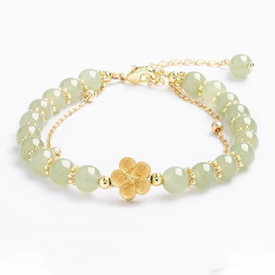 Jade Bracelet "Pure Flower"