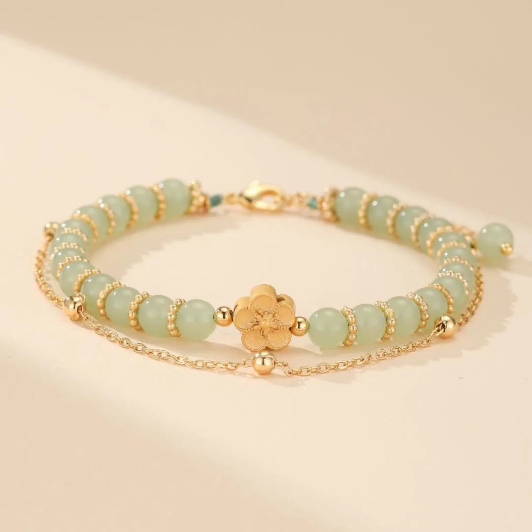 Jade Bracelet "Pure Flower"