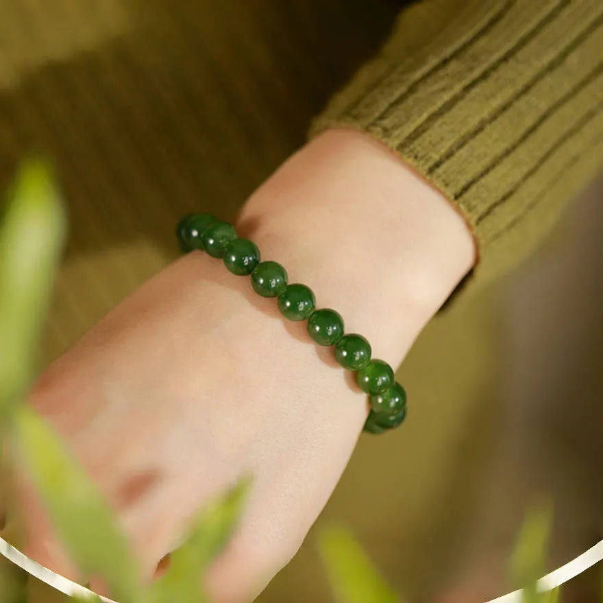 Armband Jade Lotus "Chance Lotus" Silber