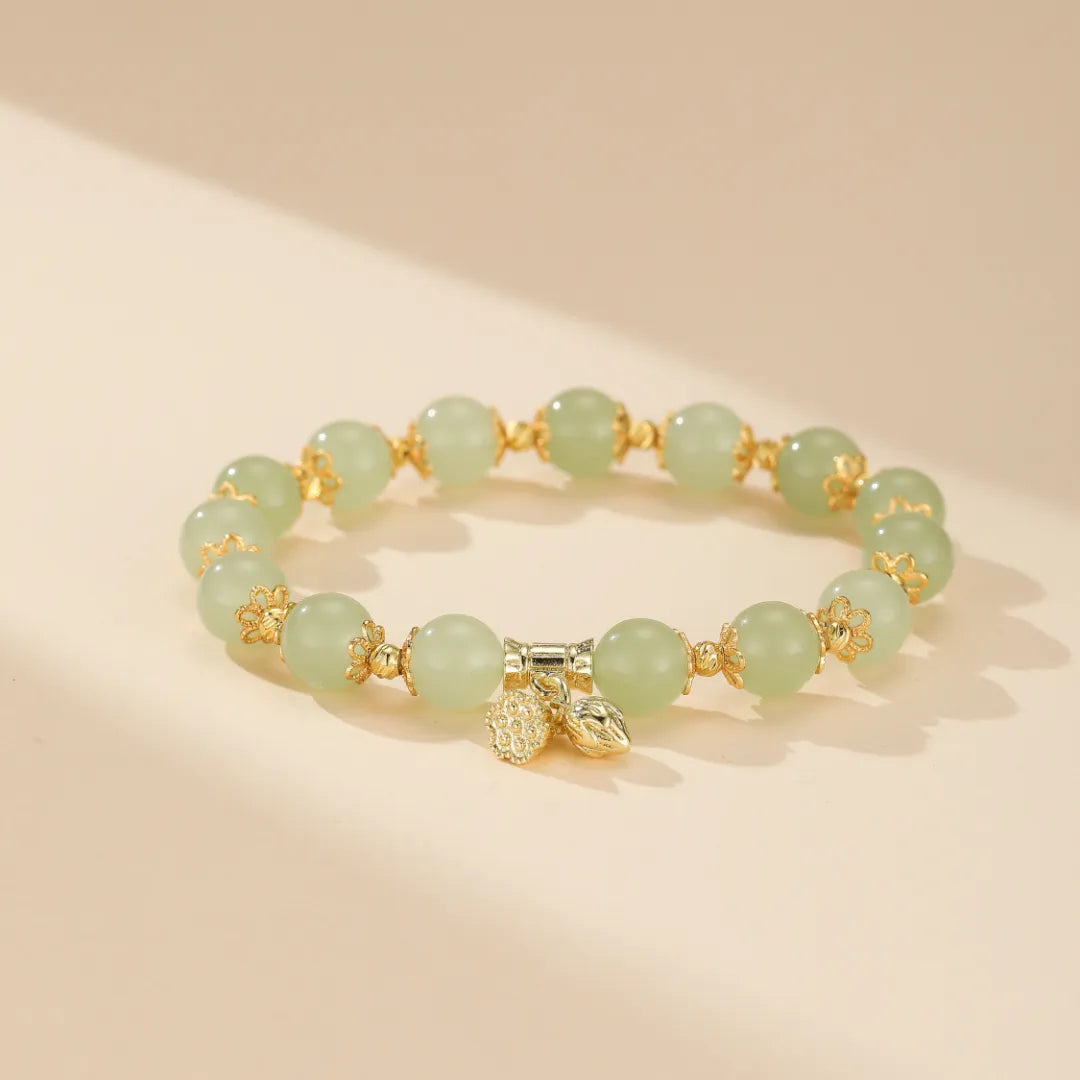 Jade Lotus Bracelet "Purity"