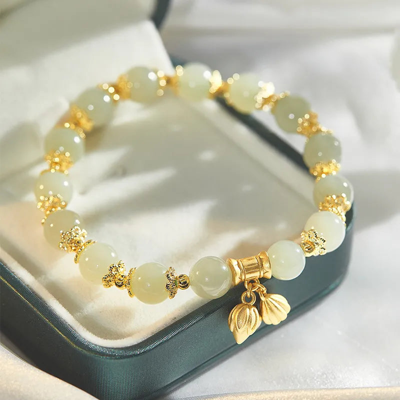 Jade Lotus Bracelet "Purity"