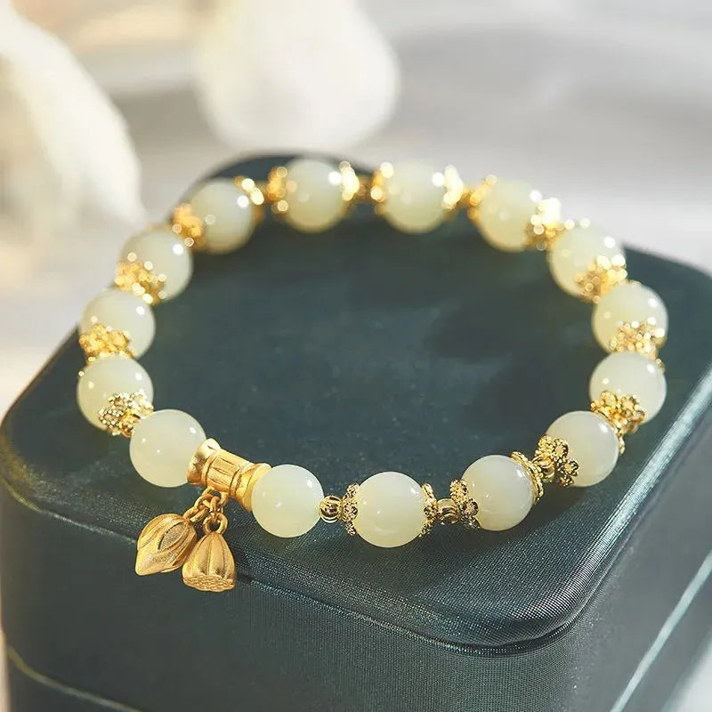 Jade Lotus Bracelet "Purity"