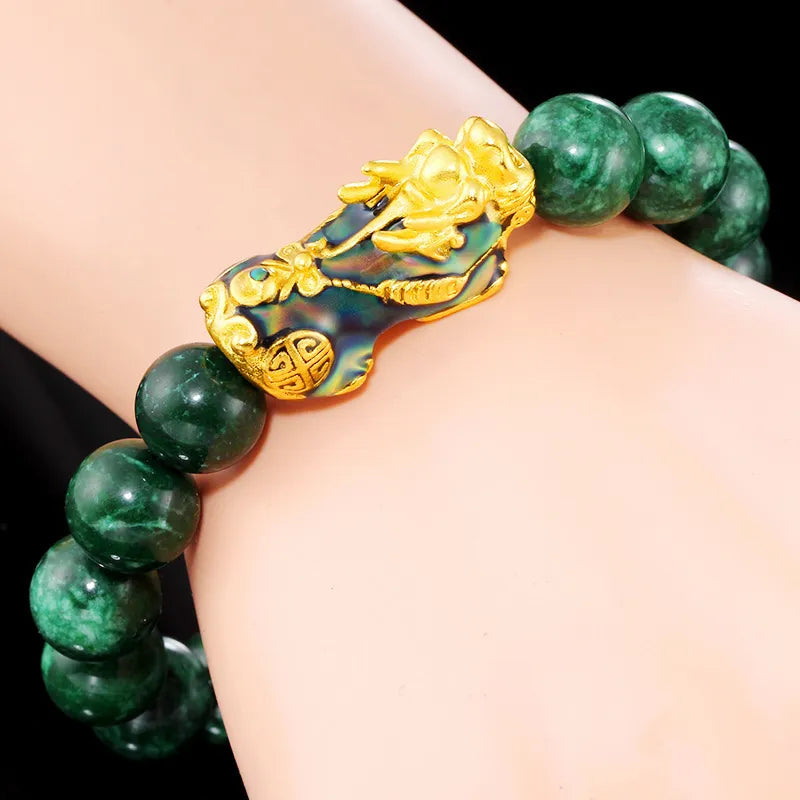 Bracelet Jade Pi Xiu "Harmonie et Sagesse"