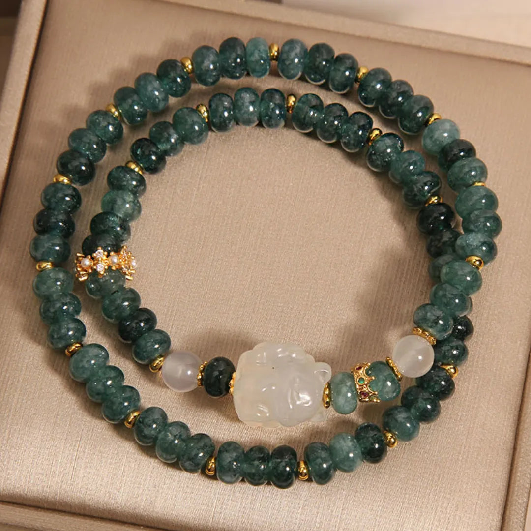 Bracelet Jade "Sagesse Royale"