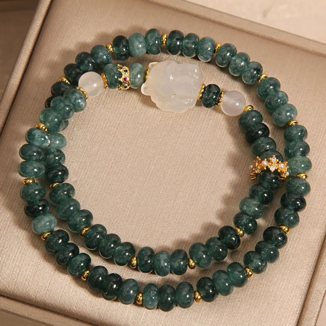 Bracelet Jade "Sagesse Royale"