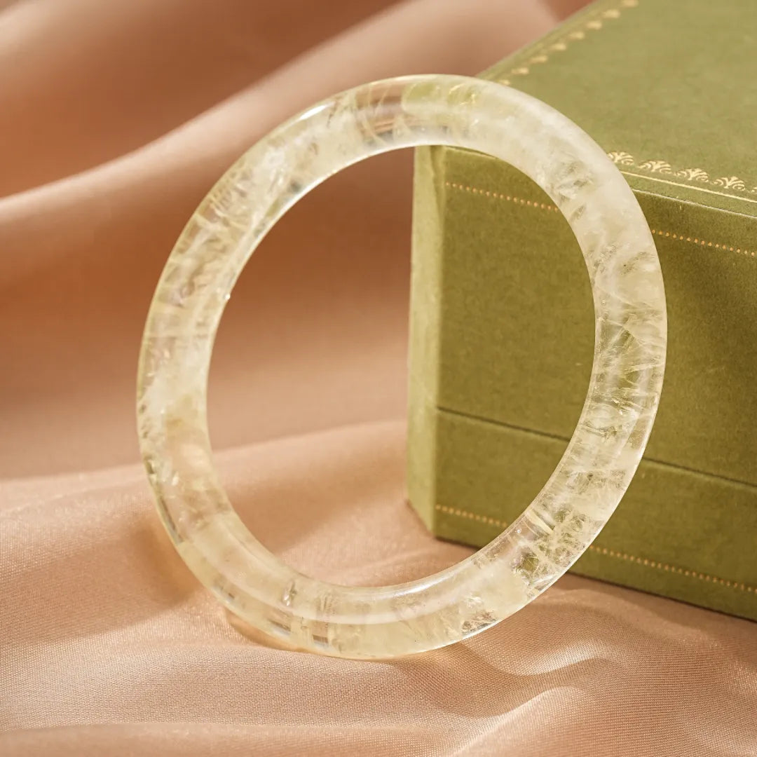 Armband Jonc Citrin "Reflexionen des Vertrauens"